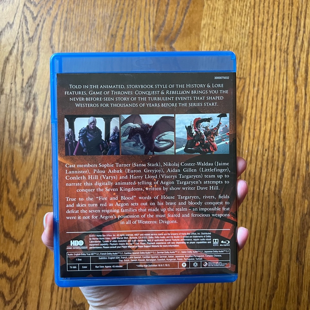 📀GAME OF THRONES - “Conquest & Rebellion” Blu-Ray DVD. - Picture 3 of 3